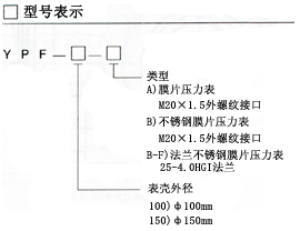 膜片壓力表